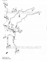 DURITE DE FREIN AVANT (DL650AUEL1 E19) pour Suzuki V-STROM 650 2011