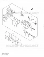 ETRIER DE FREIN ARRIERE (DL650AL1 E24) pour Suzuki V-STROM 650 2011