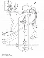 MAITRE CYLINDRE ARRIERE (DL650AL1 E28) pour Suzuki V-STROM 650 2011