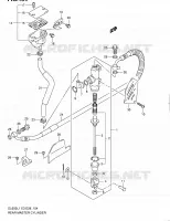 MAITRE CYLINDRE ARRIERE (DL650L1 E03) pour Suzuki V-STROM 650 2011