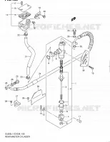 MAITRE CYLINDRE ARRIERE (DL650L1 E28) pour Suzuki V-STROM 650 2011