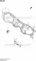 COMPTEUR (DL650AL3 E33) pour Suzuki V-STROM 650 2013