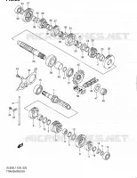 TRANSMISSION pour Suzuki V-STROM 650 2011