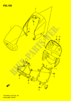 COUVERCLE DE PHARE (VZR1800L2 E03) pour Suzuki INTRUDER 1800 2012