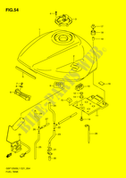 RESERVOIR D'ESSENCE (GSF1250SAL1 E24) pour Suzuki BANDIT 1250 2012