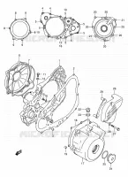 CARTER (DR Z4OOY/K1/K2/K3/K4) pour Suzuki DR-Z 400 2002