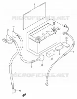 BATTERIE (DR Z400EY/EK1/EK2/EK3/EK4) pour Suzuki DR-Z 400 2000