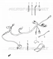 FAISCEAU ELECTRIQUE (DR Z400Y/K1/K2/K3/K4) pour Suzuki DR-Z 400 2000