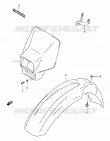 GARDE BOUE AVANT (MODELE Y/K1) pour Suzuki DR-Z 400 2000
