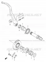 KICK  (DR Z400Y/K1/K2/K3/K4) pour Suzuki DR-Z 400 2000
