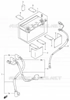 BATTERIE (DR Z400EY/EK1/EK2/EK3/EK4) pour Suzuki DR-Z 400 2004