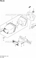 FEU ARRIERE (DR Z400EK5/K6/K7/K9 E24) pour Suzuki DR-Z 400 2006