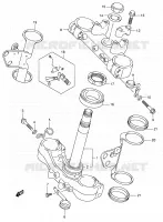 TE DE FOURCHE pour Suzuki DR-Z 400 2005