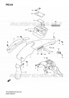 GARDE BOUE ARRIERE pour Suzuki DR-Z 400 2008