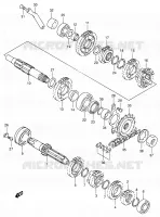 TRANSMISSION pour Suzuki DR-Z 400 2000