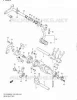 ENSEMBLE SELECTEUR DE VITESSES pour Suzuki DR-Z 400 2011