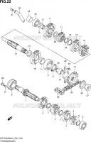 TRANSMISSION pour Suzuki DR-Z 400 2013