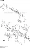 ENSEMBLE SELECTEUR DE VITESSES pour Suzuki DR-Z 400 2014