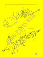 DEMARREUR (MODELE R/S/T/V/W/X) pour Suzuki DR 125 1997