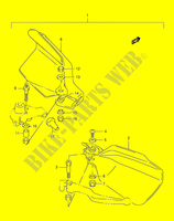 PROTEGES MAINS (OPTION)(MODELE X/Y) pour Suzuki DR 125 1999
