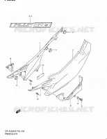 CARENAGES ARRIERE (MODEL K9) pour Suzuki DR 125 2009