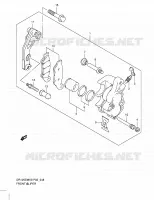 ETRIER DE FREIN AVANT pour Suzuki DR 125 2009
