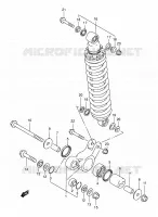 BIELLETTE D'AMORTISSEUR (MODELE K1/K2/K3) pour Suzuki DR 200 2002