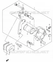 ETRIER DE FREIN AVANT pour Suzuki DR 200 2003