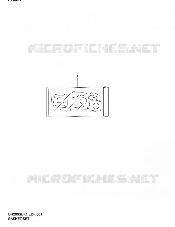 KIT JOINTS Suzuki MOTO 200 DR 2004  DR200SE K4 (E06,E24)