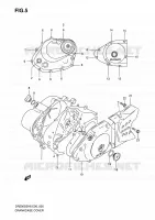 CARTER pour Suzuki DR 200 2006