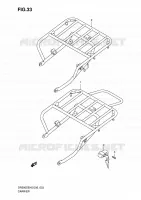 PORTE PAQUET pour Suzuki DR 200 2009