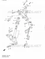 COLONNE DE DIRECTION pour Suzuki DR 200 2011