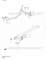 BEQUILLE (DR200SEL1 E06) pour Suzuki DR 200 2011