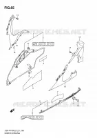 SABOT CARENAGES/CADRE 1000 suzuki-moto GSX-R 2012 DP070887