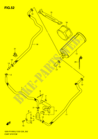 SYSTÈME DE RECYCLAGE VAPEURS CARBURANT (GSX R1000L2 E33) pour Suzuki GSX-R 1000 2012