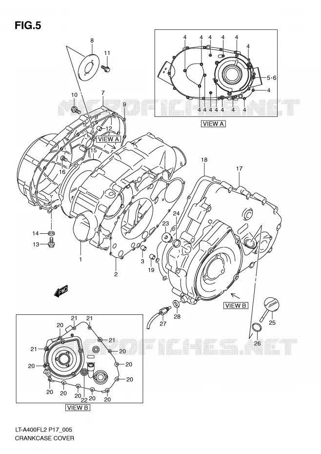CARTER Suzuki QUAD 400 KINGQUAD 2012  LT-F400FZL2(P17)