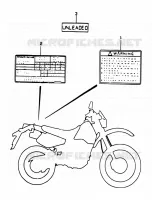 ETIQUETTE pour Suzuki DR 350 1999