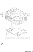 CYLINDRE pour Suzuki DR 350 1999