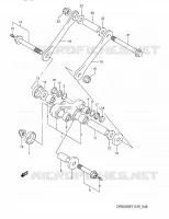 BIELLETTE D'AMORTISSEUR pour Suzuki DR 350 1991