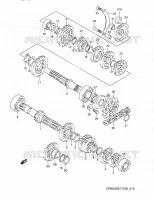 TRANSMISSION pour Suzuki DR 350 1995