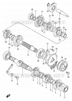 TRANSMISSION pour Suzuki DR 650 1995