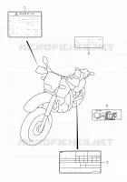 ETIQUETTE pour Suzuki DR 650 2001
