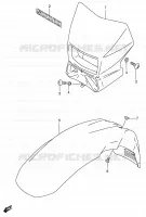 BOL DE PHARE (MODELE K4 E24) pour Suzuki DR 650 2003