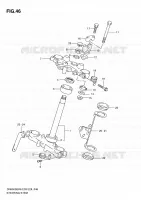 COLONNE DE DIRECTION pour Suzuki DR 650 2007