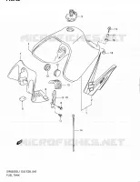 RESERVOIR D'ESSENCE (DR650SEL1 E03) pour Suzuki DR 650 2011