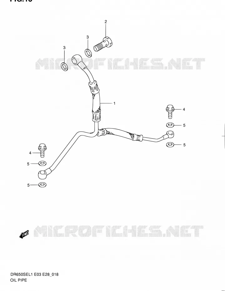 DURITE D'HUILE Suzuki MOTO 650 DR 2011  DR650SE L1 (E03,E28,E33)