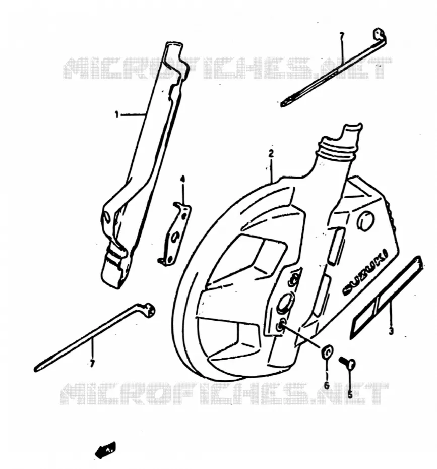 PROTECTIONS DE FOURCHE Suzuki MOTO 800 DR 1990  DR800S L/DR800SU L