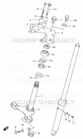 COLONNE DE DIRECTION pour Suzuki DS 80 1997