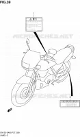 ETIQUETTE pour Suzuki EN 125 2005