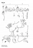 FAISCEAU ELECTRIQUE (MODELE V/W/X/Y/K1) pour Suzuki GN 125 1997